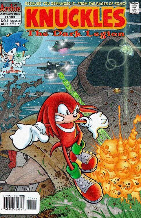 Portada ampliada de KNUCKLES The Dark Legion