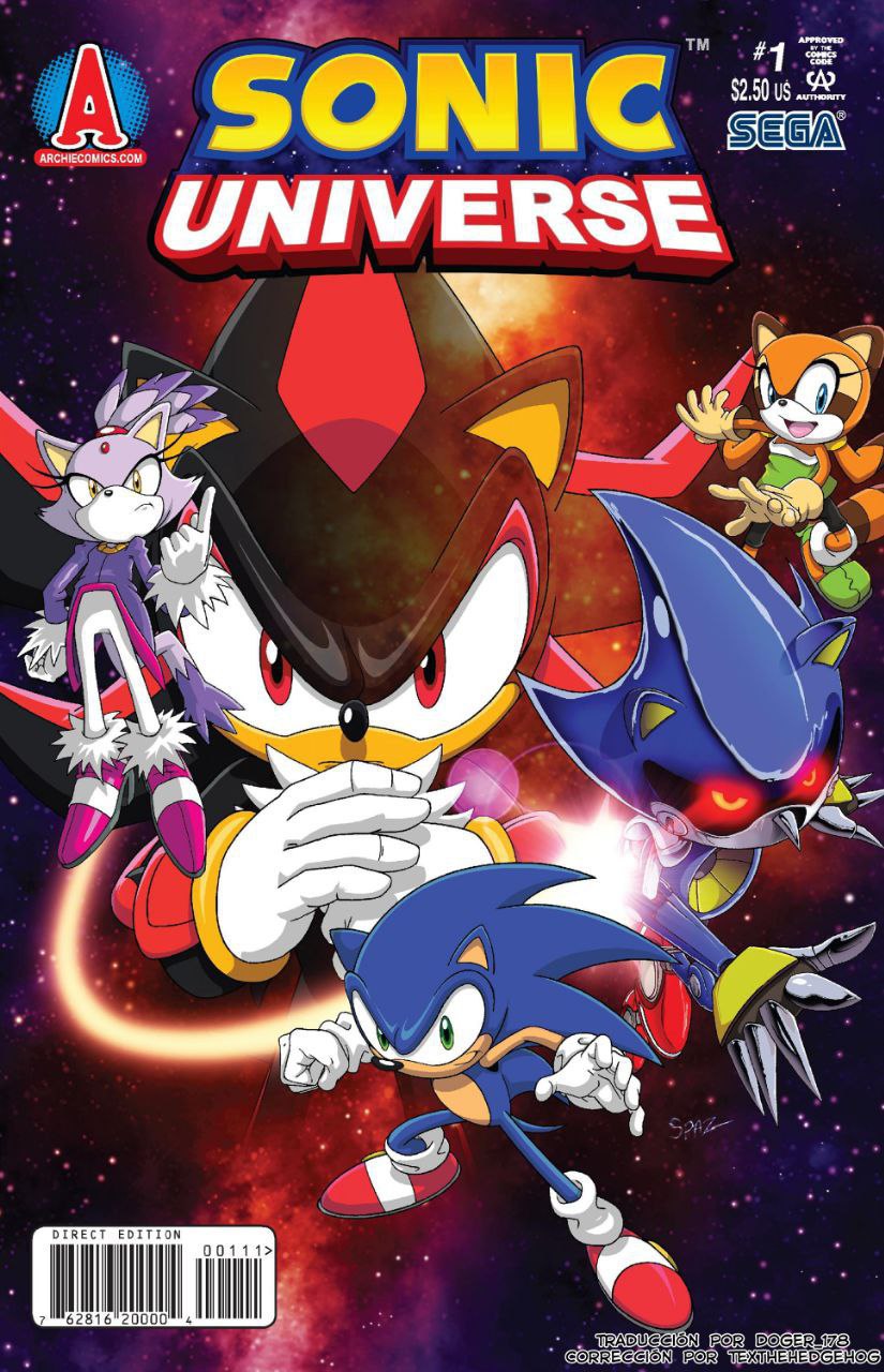 Portada ampliada de SONIC UNIVERSE