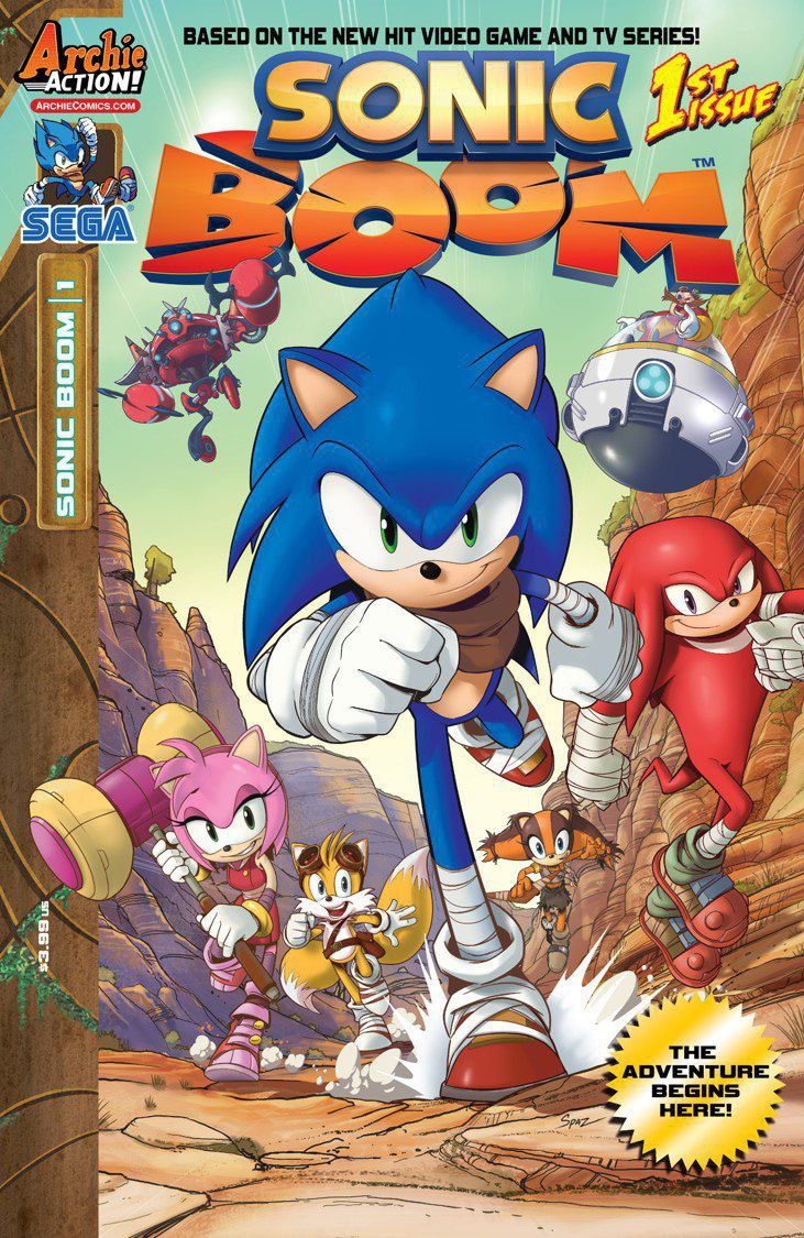 Portada ampliada de SONIC BOOM