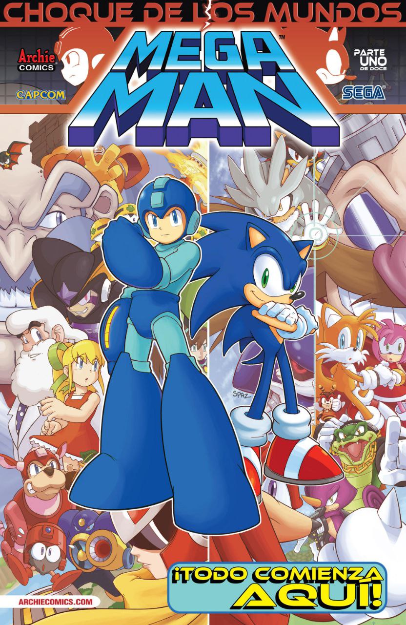 Portada ampliada de Mega Man