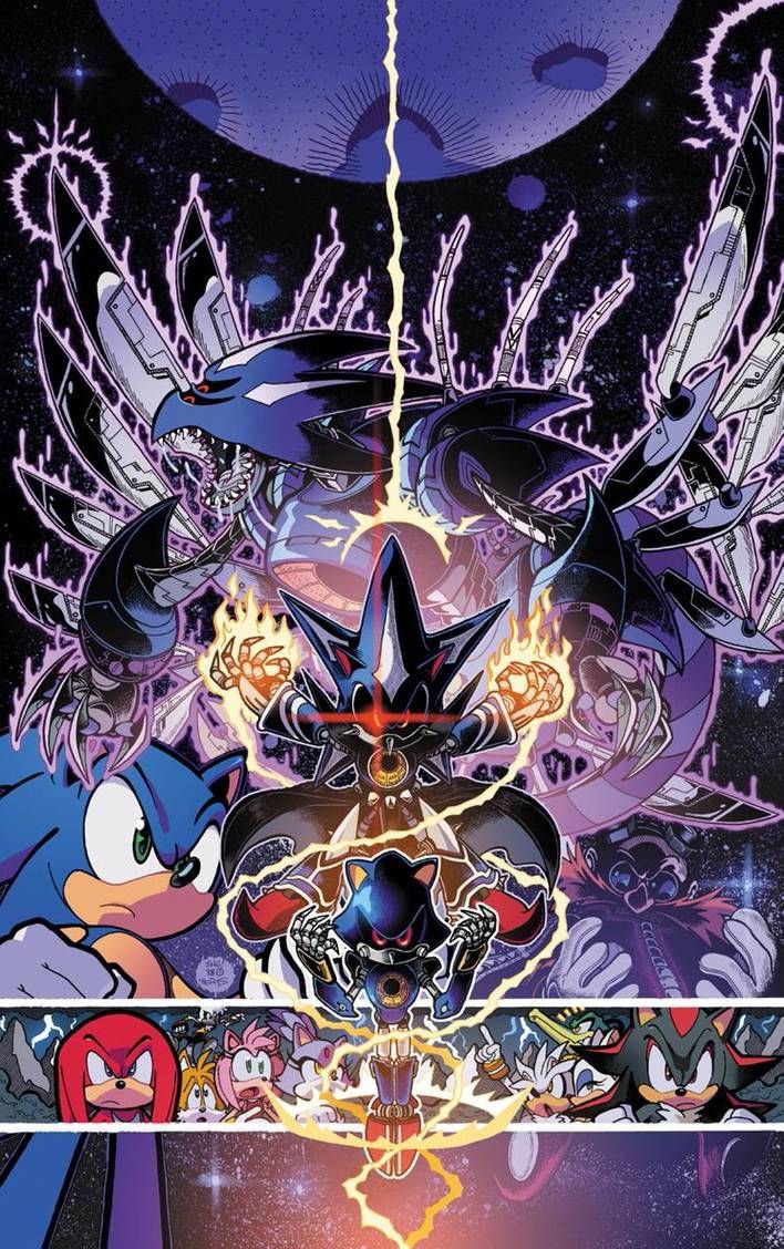 Portada ampliada de SAGA DE NEO METAL SONIC (Tomos: 3)