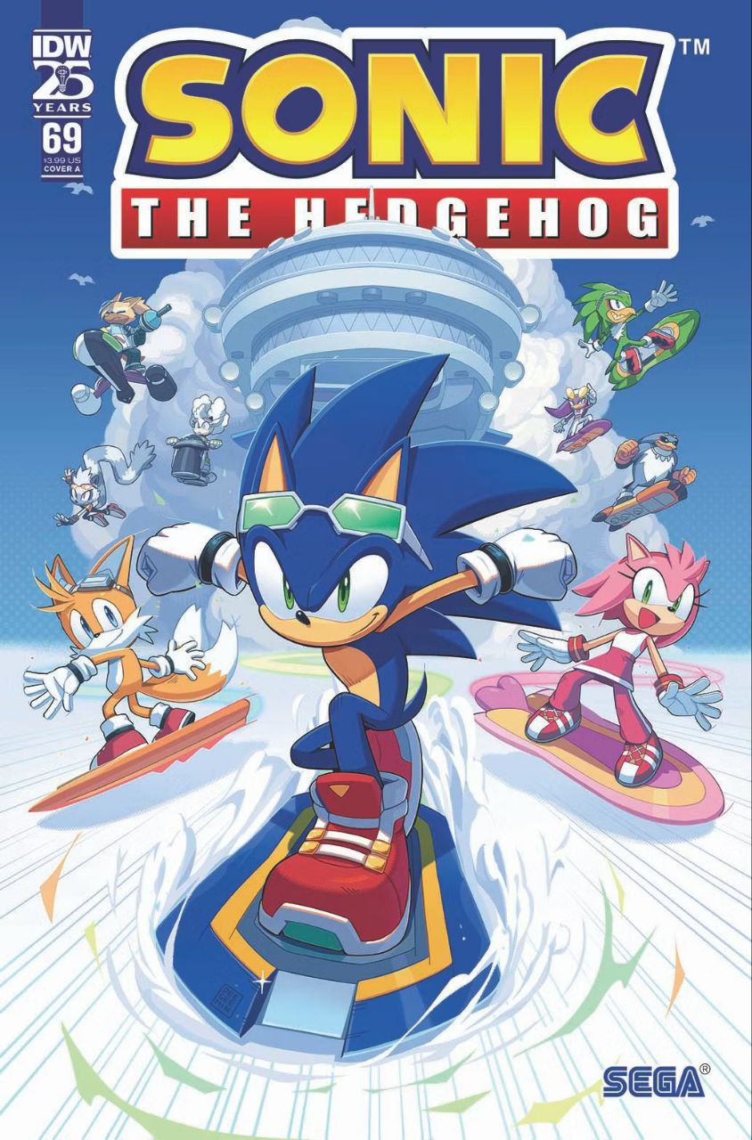Portada ampliada de SONIC THE HEDGEHOG
