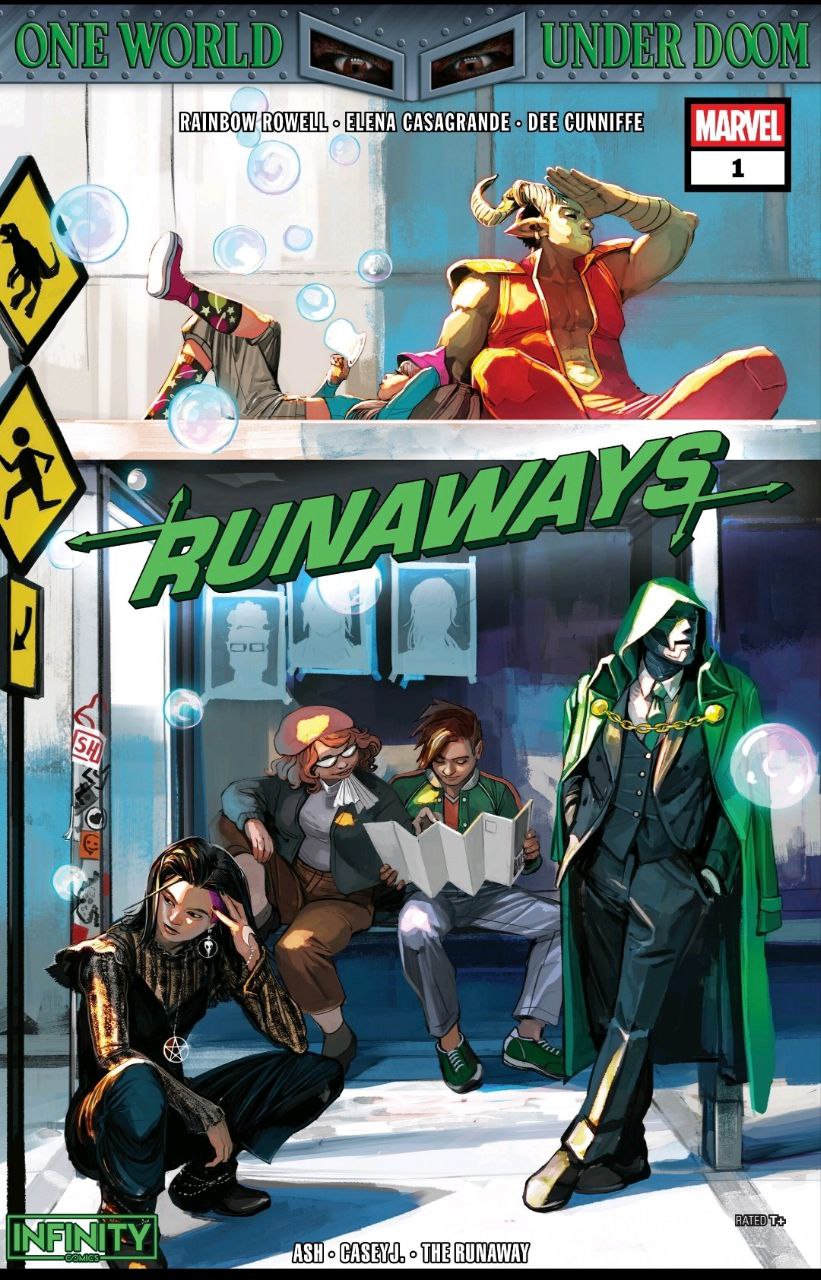 Portada ampliada de Runaways