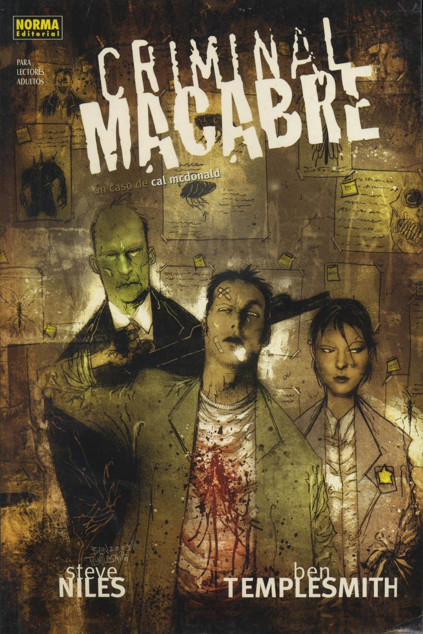 Portada ampliada de Criminal Macabre