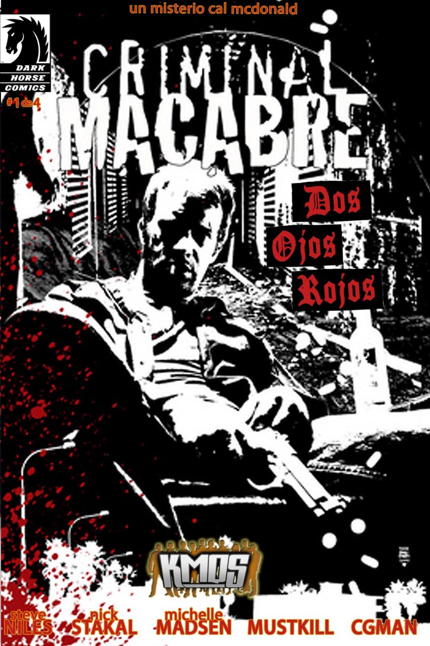 Portada ampliada de Criminal Macabre: Dos Ojos Rojos