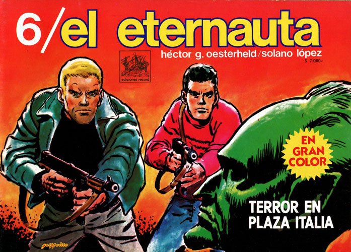 Portada ampliada de 6/el eternauta