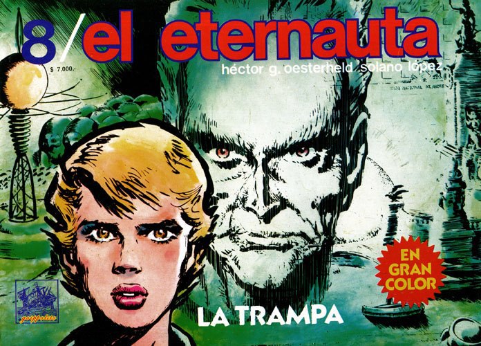 Portada ampliada de el eternauta