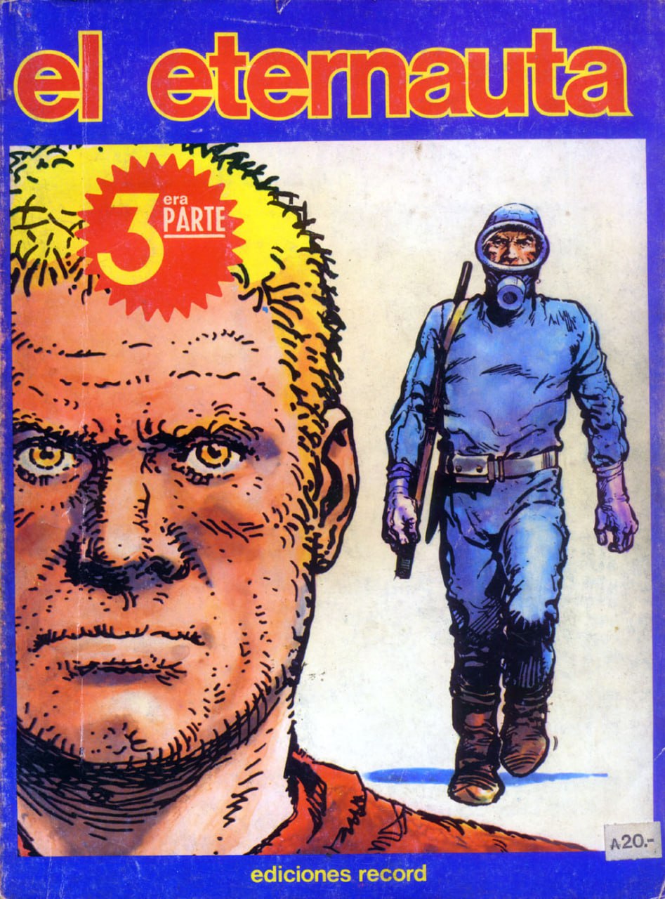 Portada ampliada de el eternauta