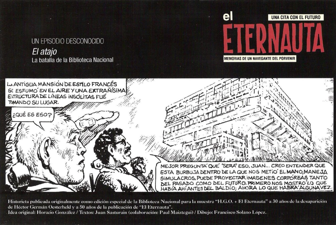 Portada ampliada de el ETERNAUTA