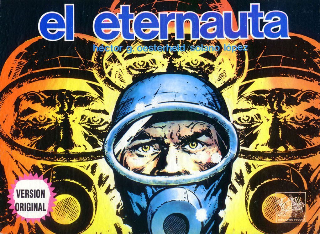 Portada ampliada de el eternauta