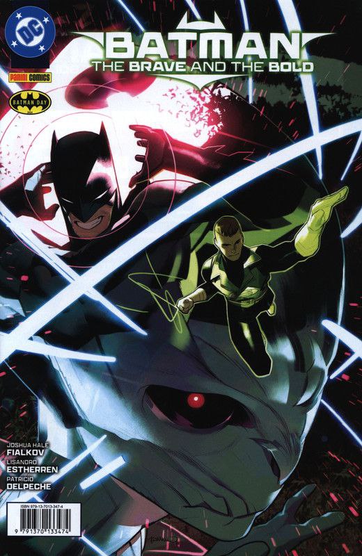 Portada ampliada de BATMAN THE BRAVE AND THE BOLD