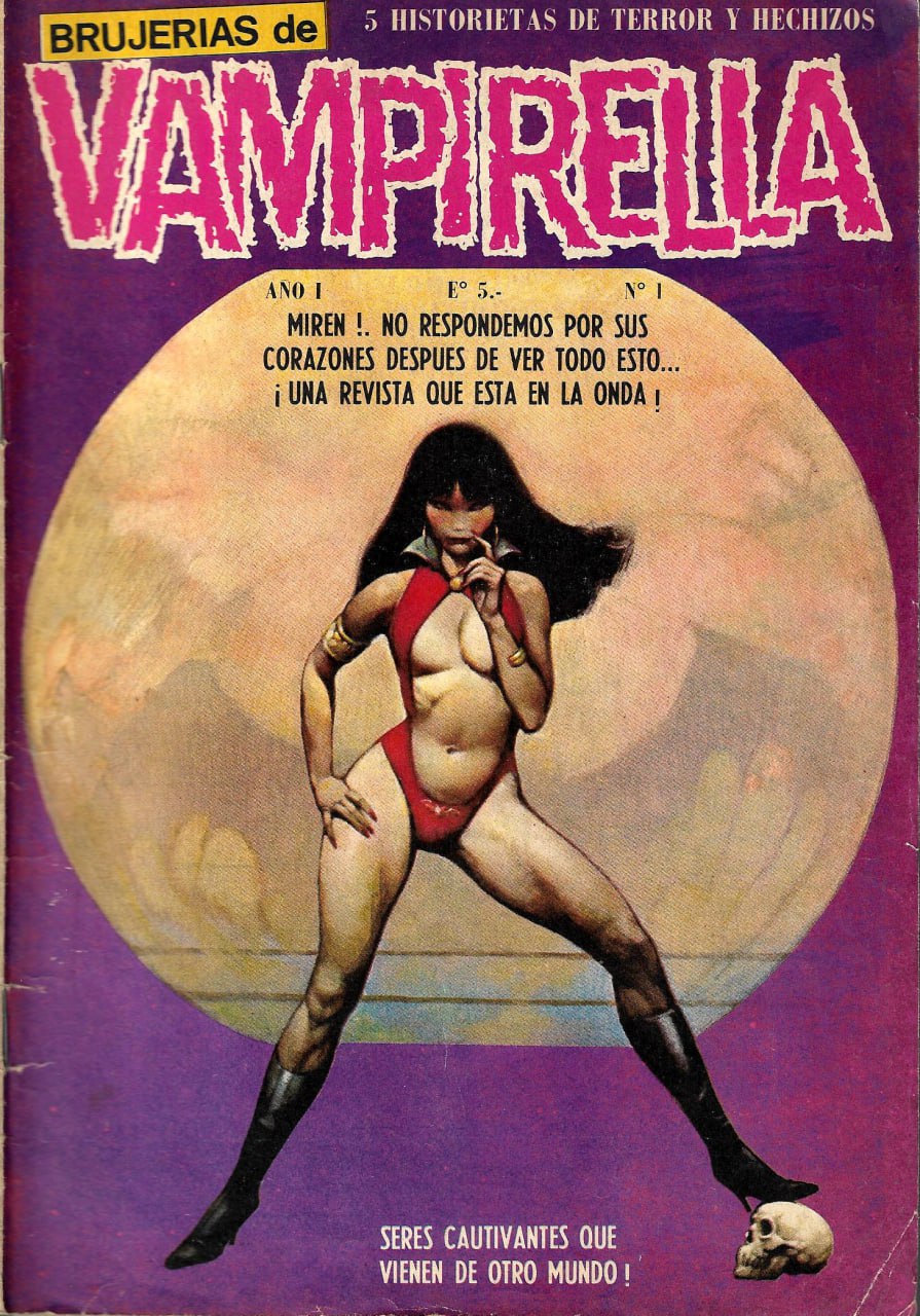 Portada ampliada de VAMPIRELLA