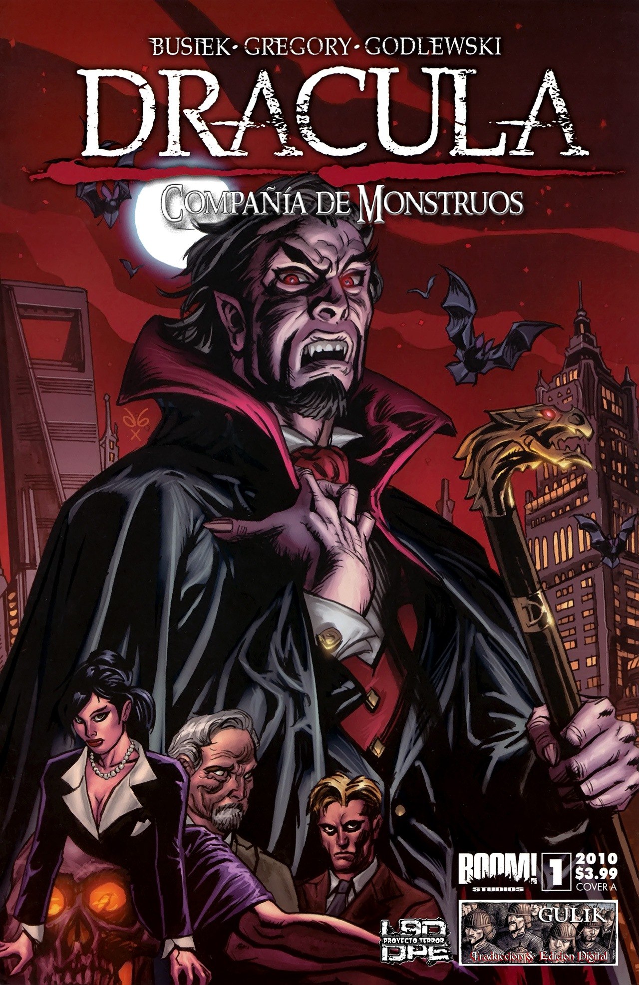 Portada ampliada de DRACULA