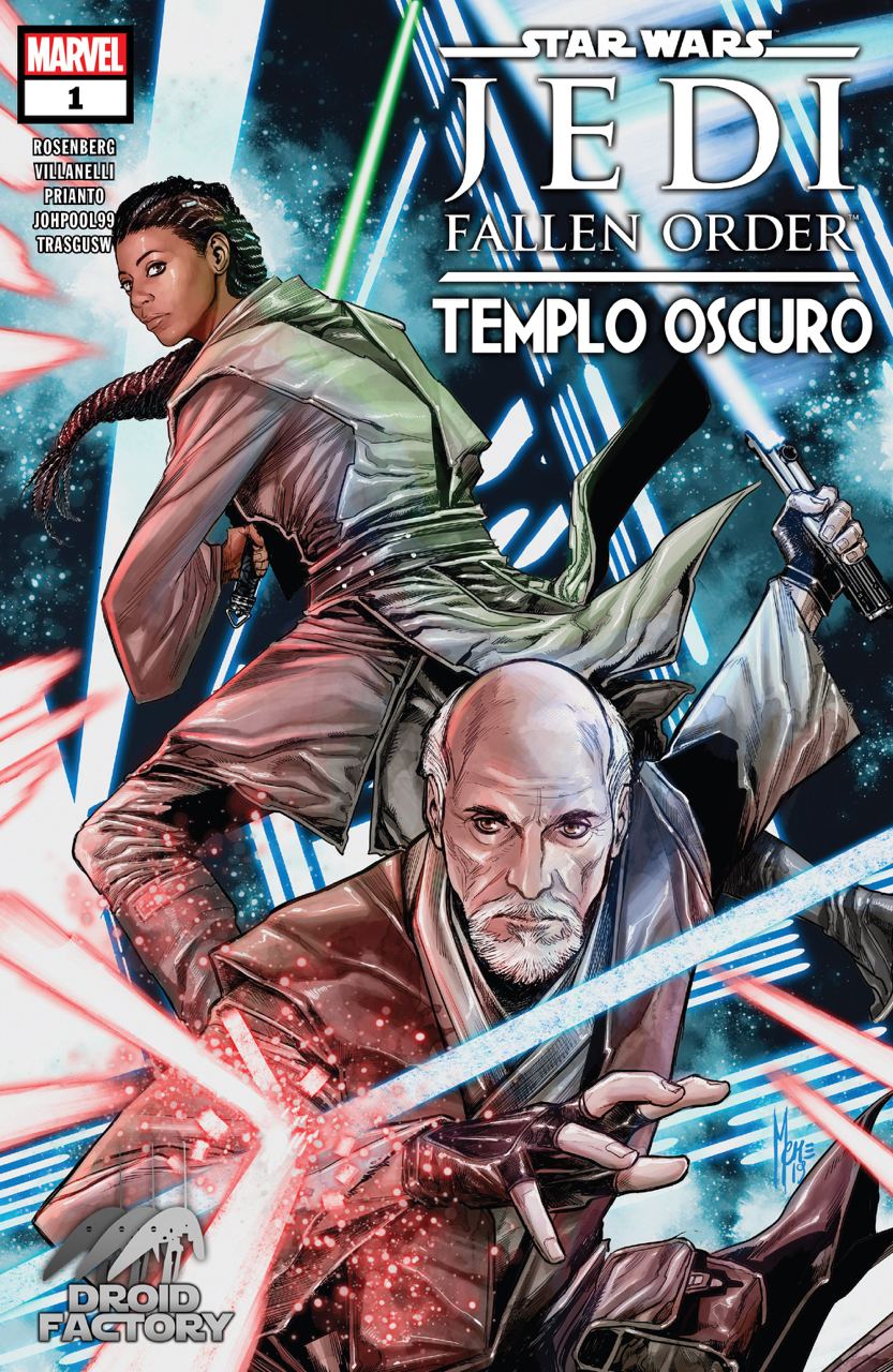 Portada ampliada de STAR WARS JEDI FALLEN ORDER TEMPLO OSCURO