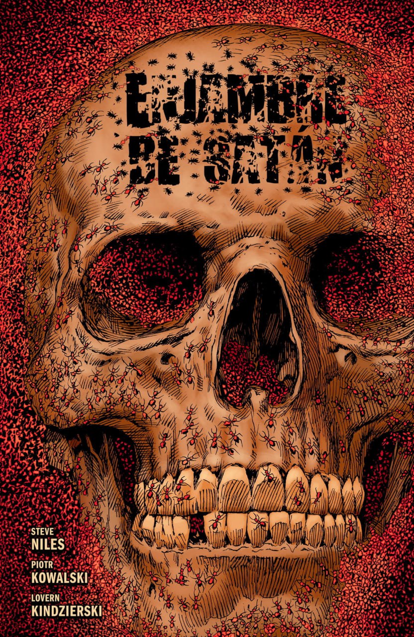 Portada ampliada de Ejambre de Satán