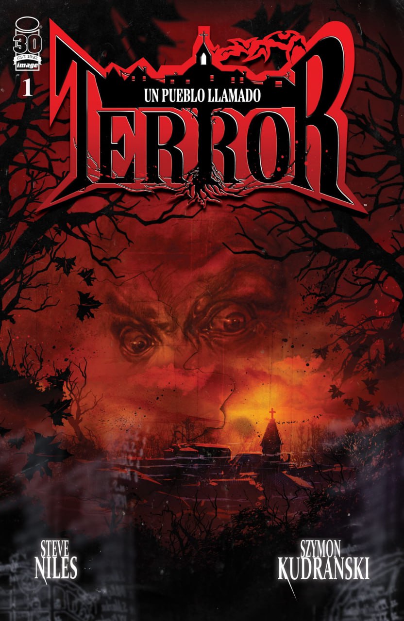 Portada ampliada de Un pueblo llamado Terror