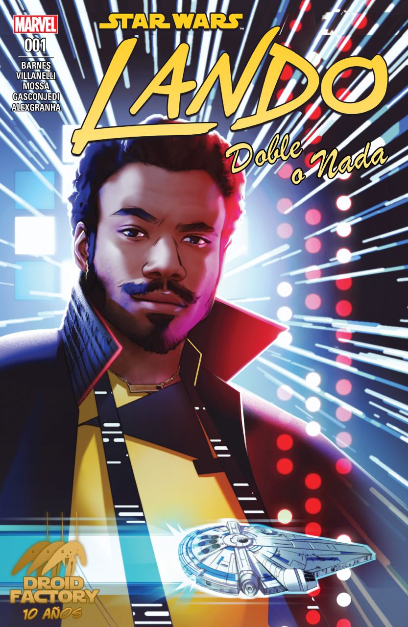 Portada ampliada de STAR WARS LANDO Doble o Nada