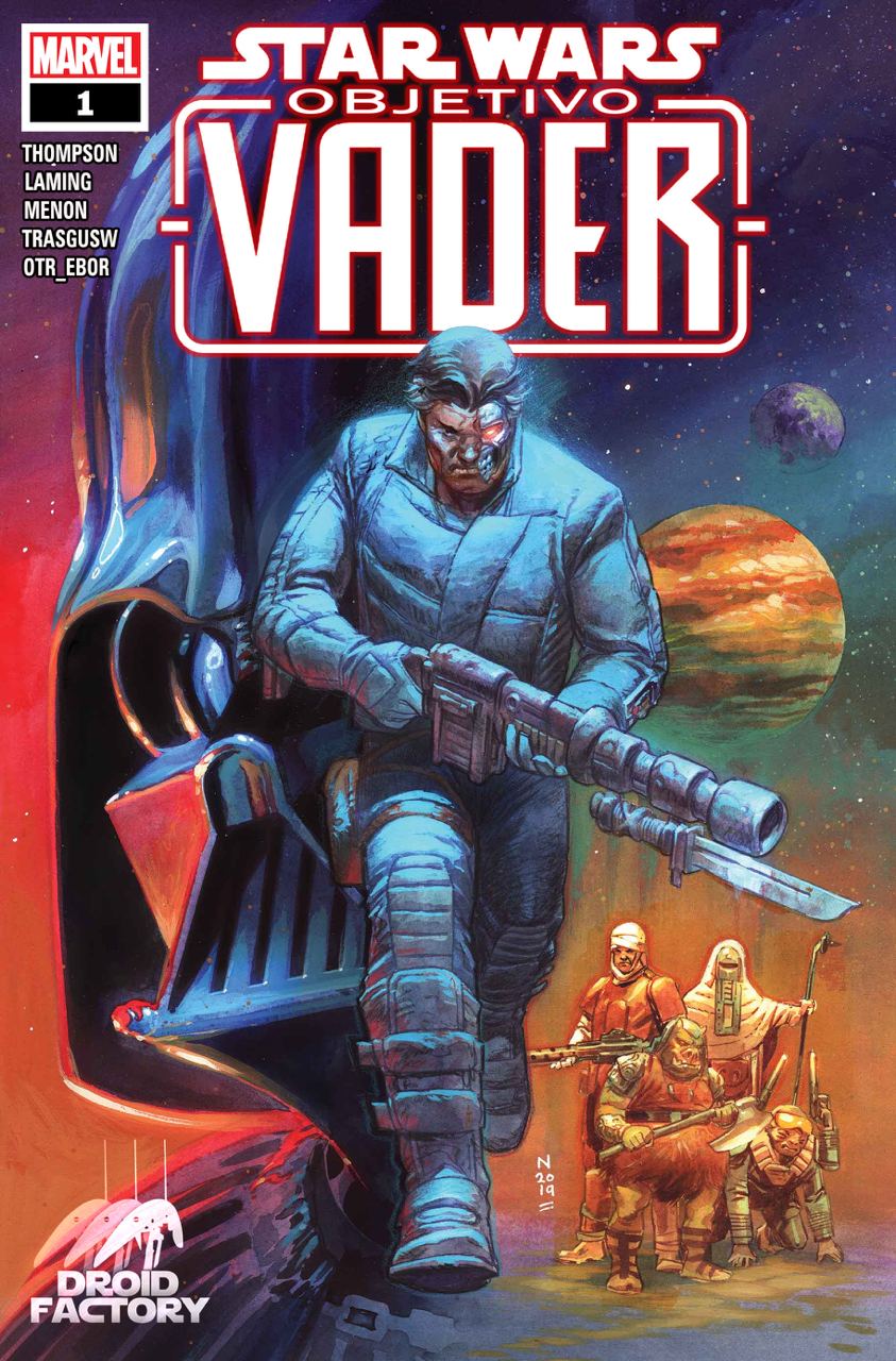 Portada ampliada de Star Wars Objetivo Vader