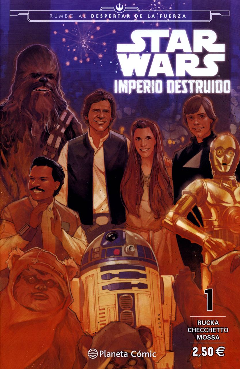 Portada ampliada de STAR WARS IMPERIO DESTRUIDO