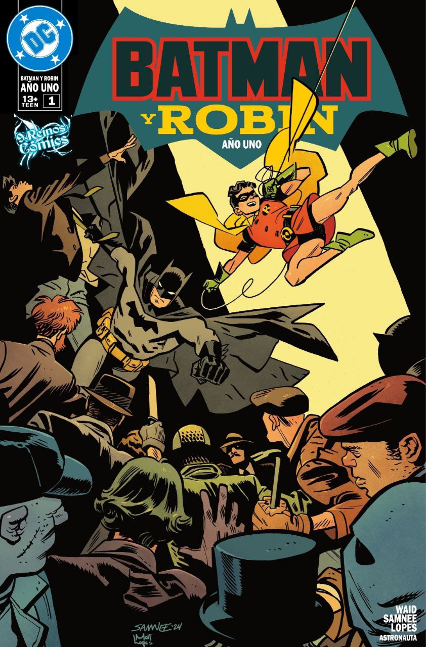 Portada ampliada de BATMAN Y ROBIN