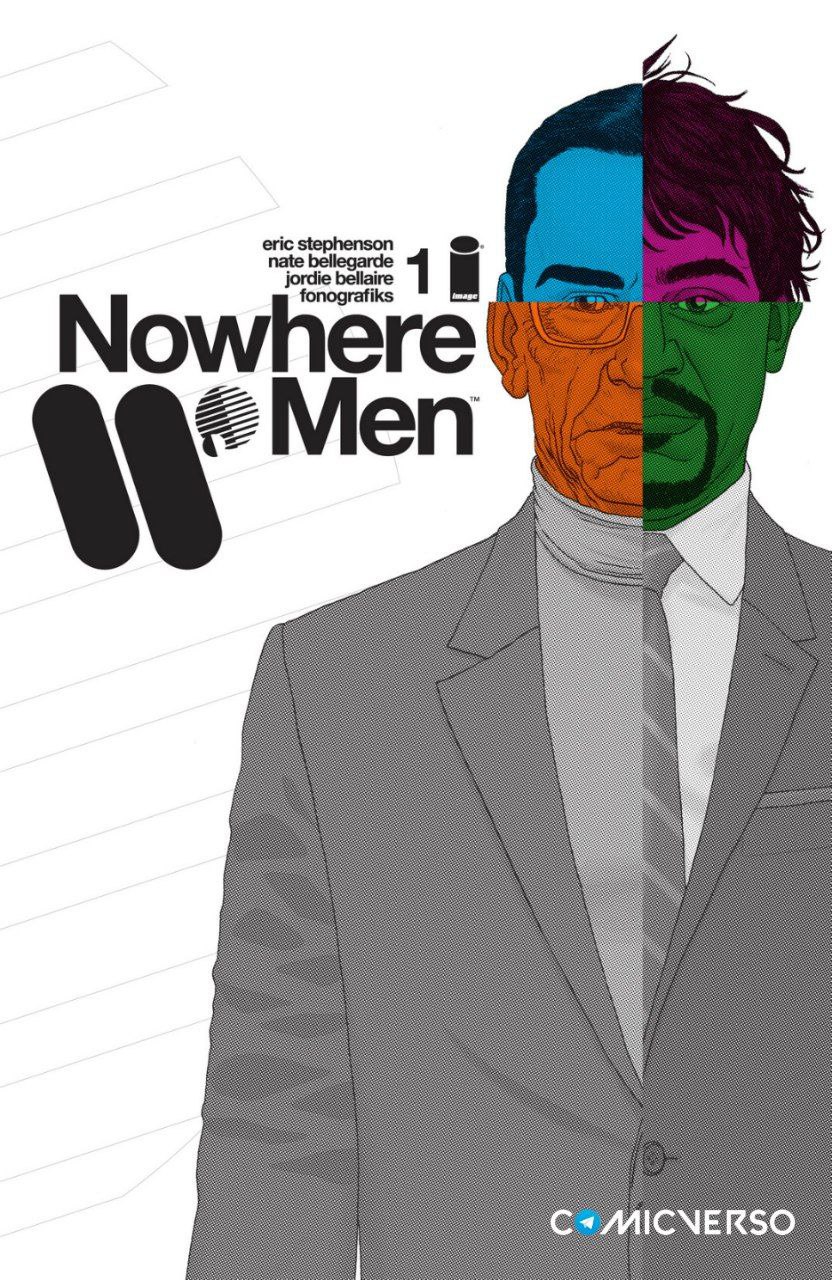 Portada ampliada de Nowhere Men