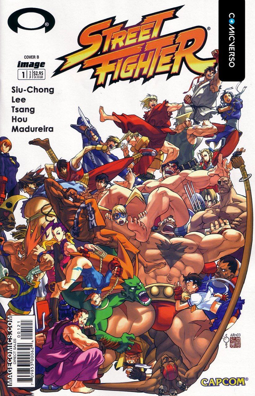 Portada ampliada de Street Fighter