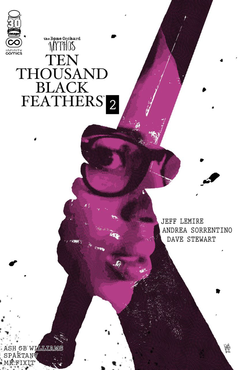 Portada ampliada de TEN THOUSAND BLACK FEATHERS 2
