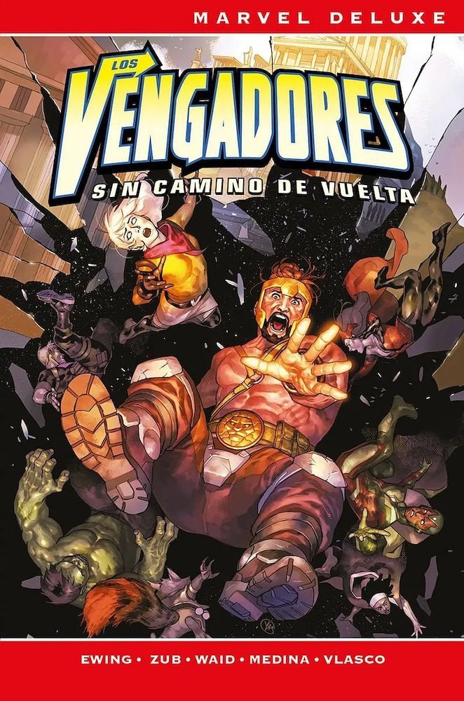 Portada ampliada de LOS VENGADORES SIN CAMINO DE VUELTA