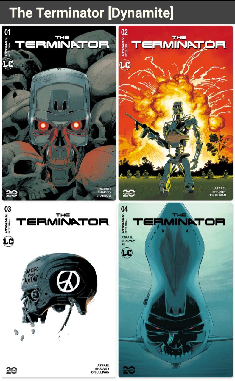 Portada ampliada de The Terminator [Dynamite]