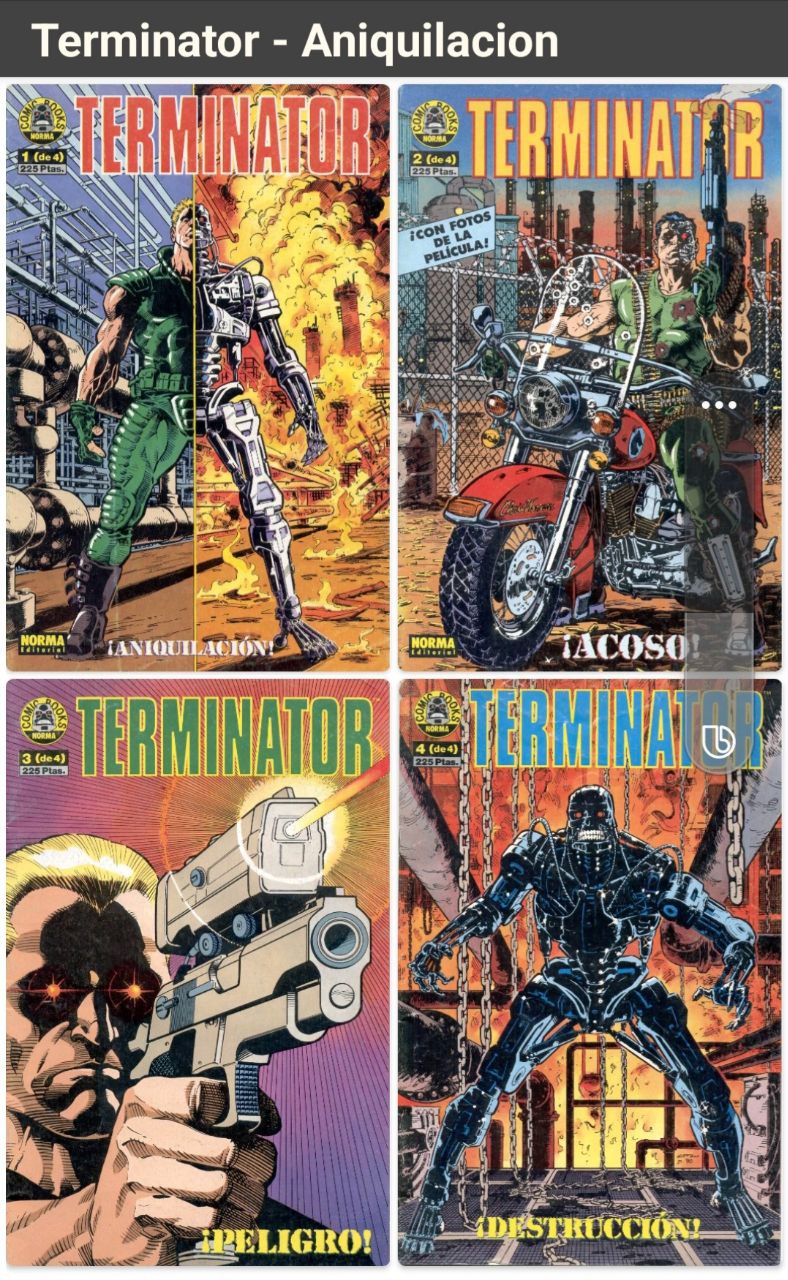 Portada ampliada de Terminator - Aniquilacion