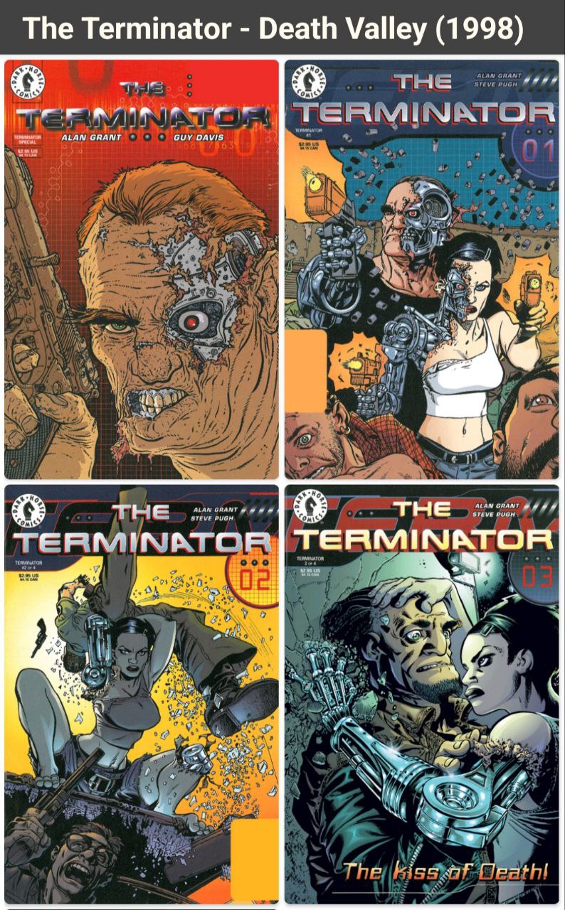 Portada ampliada de The Terminator - Death Valley (1998)