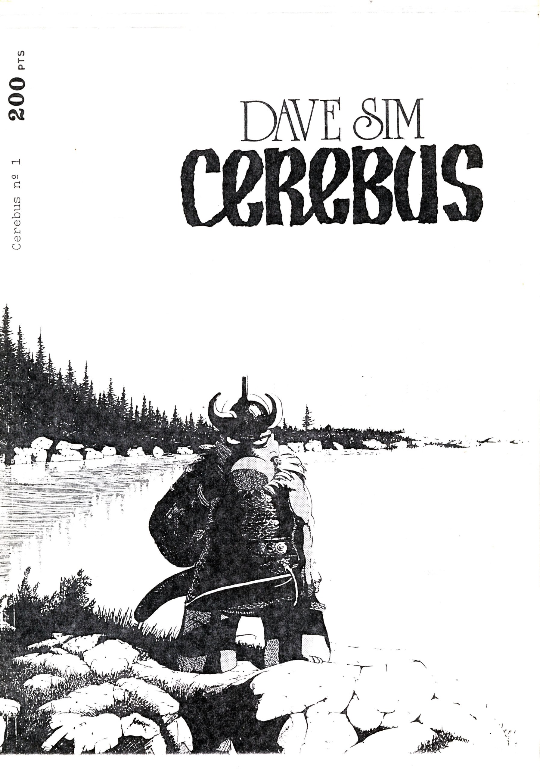 Portada ampliada de Cerebus