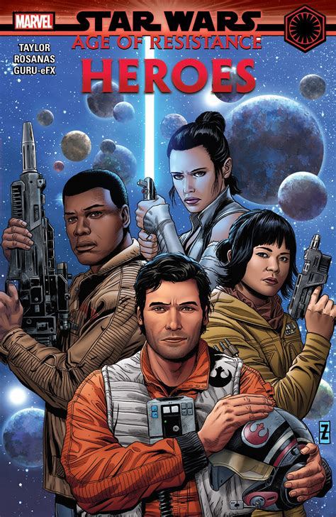 Portada ampliada de STAR WARS AGE OF RESISTANCE HEROES