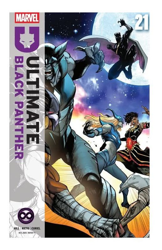 Portada ampliada de ULTIMATE BLACK PANTHER