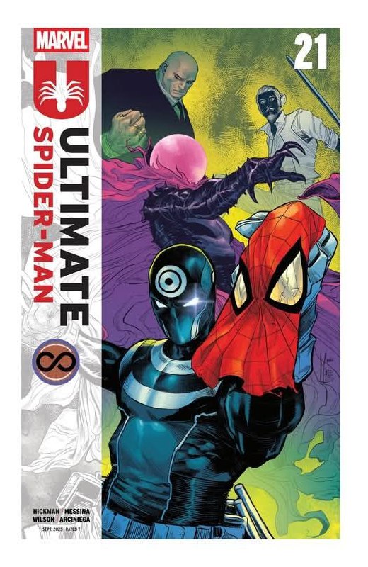 Portada ampliada de ULTIMATE SPIDER-MAN 21