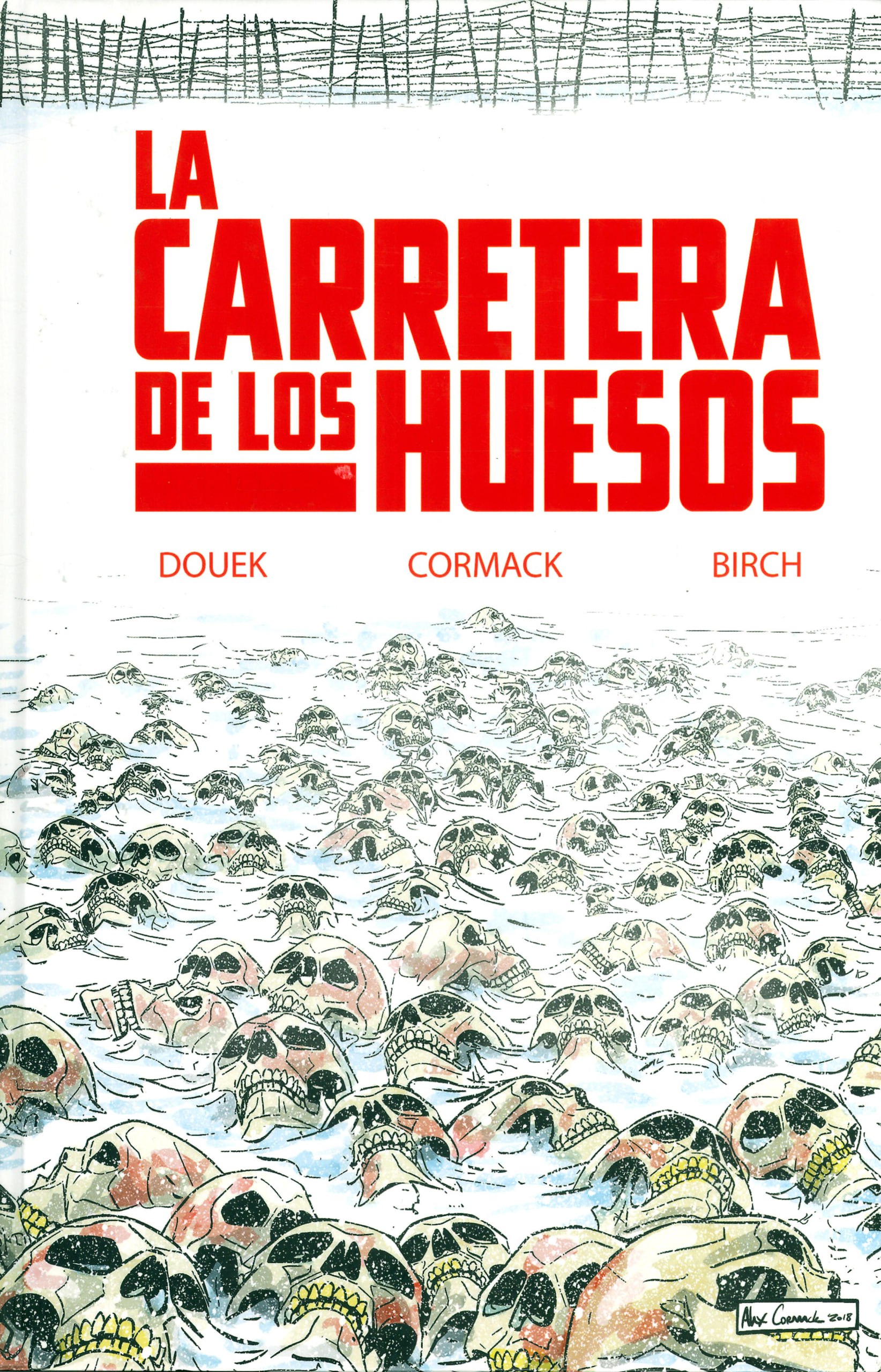 Portada ampliada de La Carretera de los Huesos