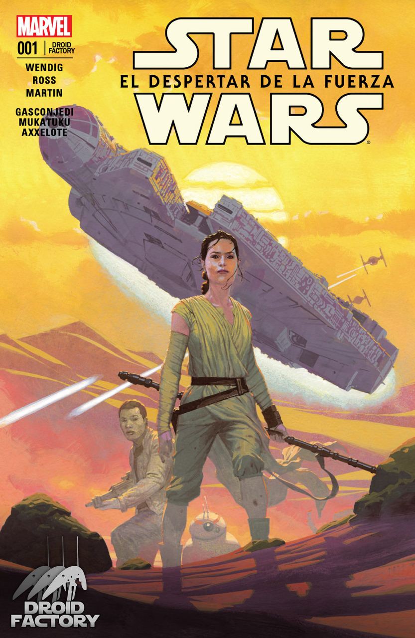 Portada ampliada de STAR WARS EL DESPERTAR DE LA FUERZA