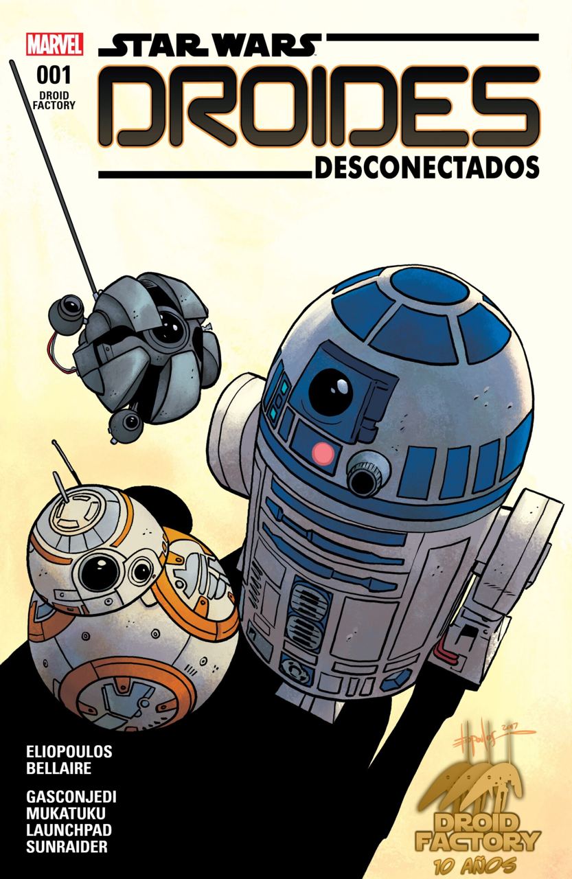 Portada ampliada de DROIDES DESCONECTADOS