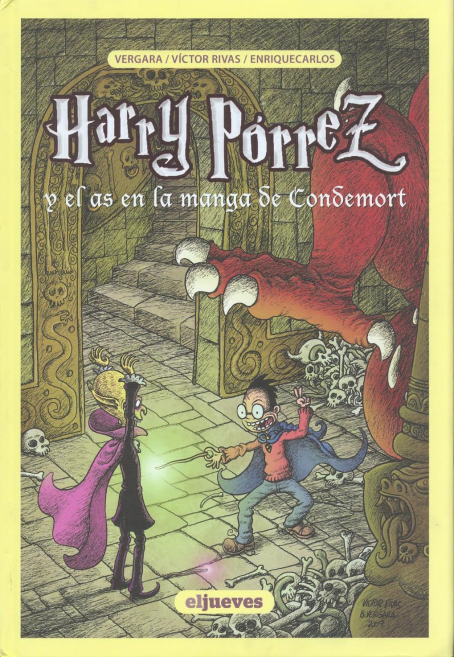 Portada ampliada de Harry Pórréz y el as en la manga de Condemort