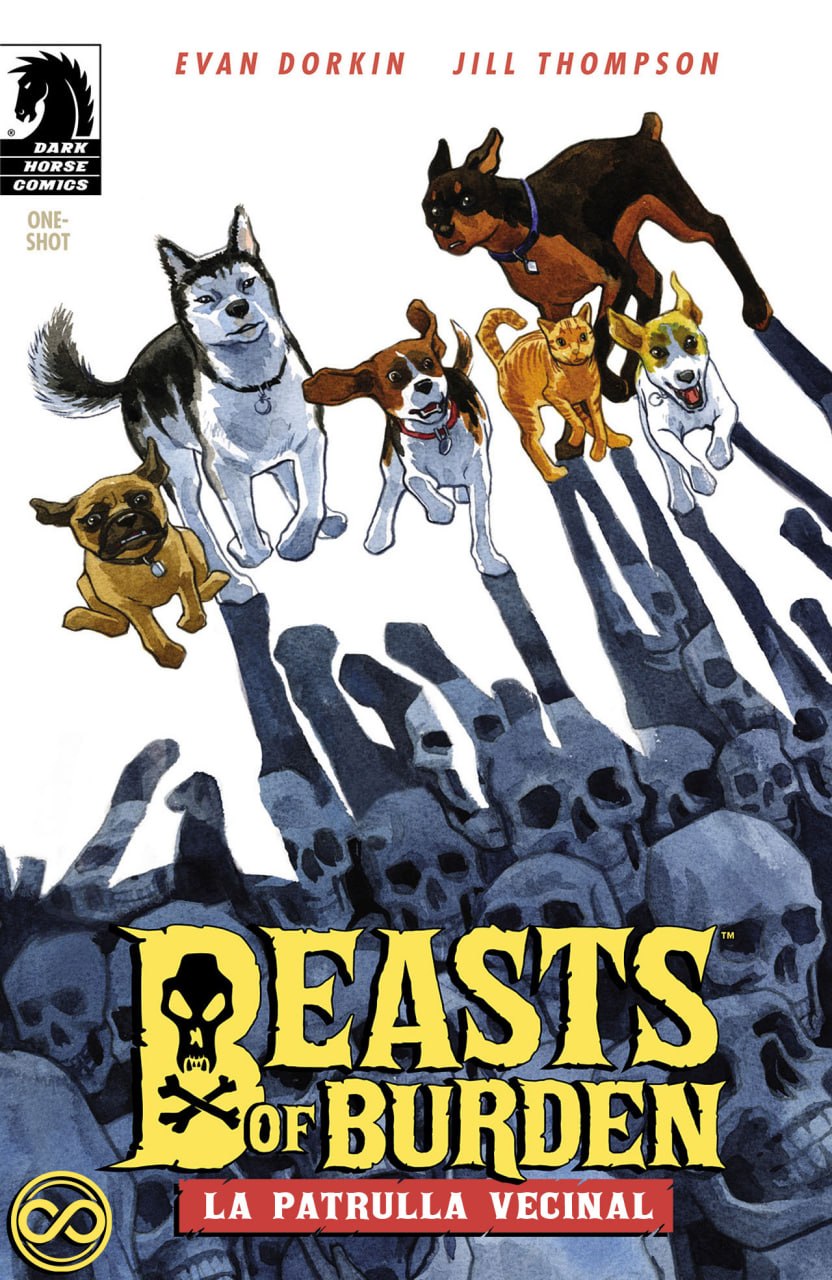Portada ampliada de Beasts of Burden La Patrulla Vecinal