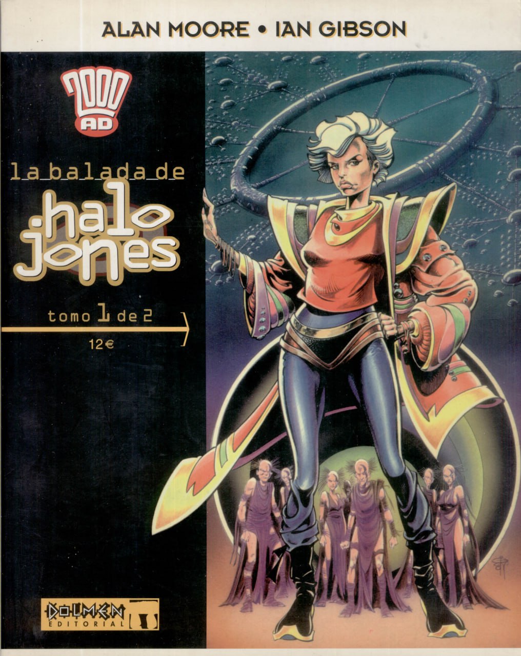 Portada ampliada de la balada de halo jones