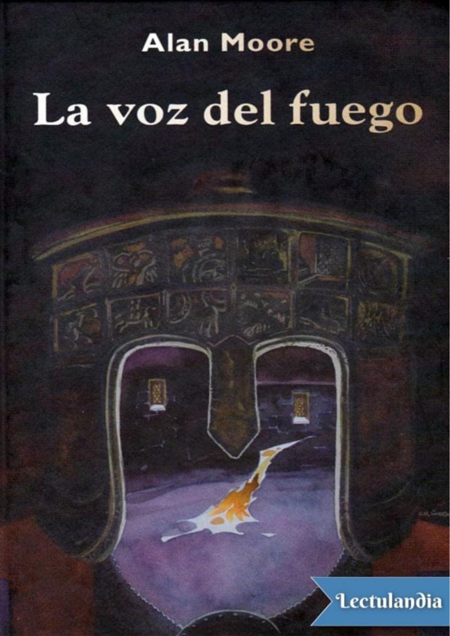 Portada ampliada de La voz del fuego