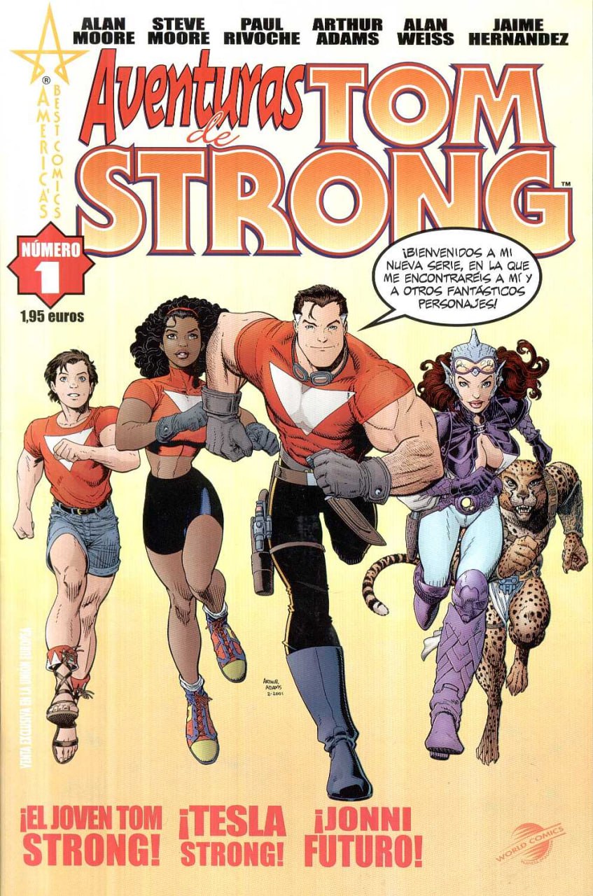 Portada ampliada de Aventuras de Tom Strong