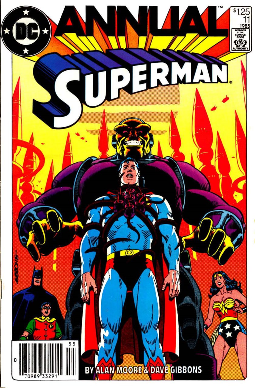 Portada ampliada de ANNUAL SUPERMAN