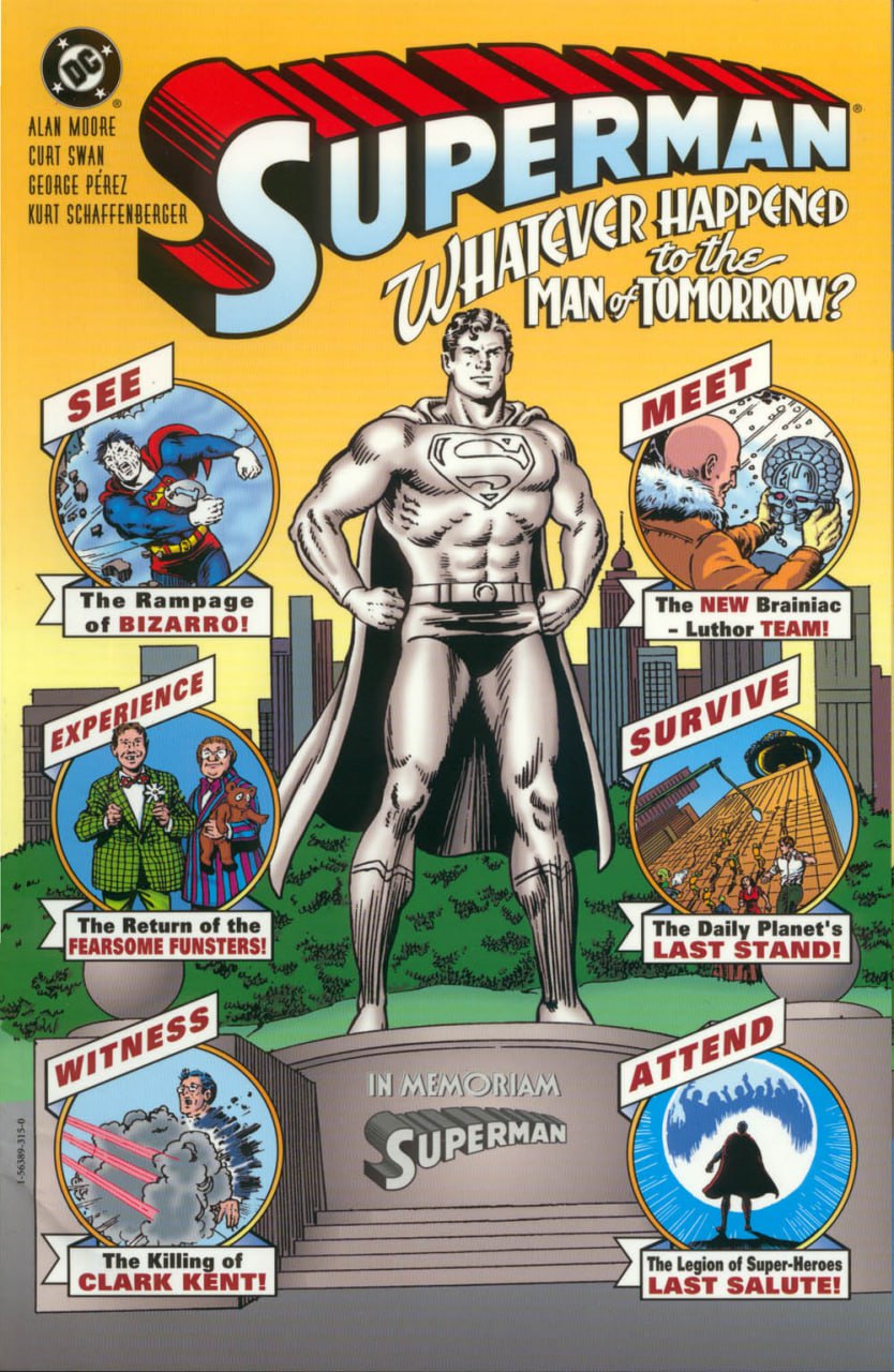 Portada ampliada de Superman Whatever Happened to the Man of Tomorrow?
