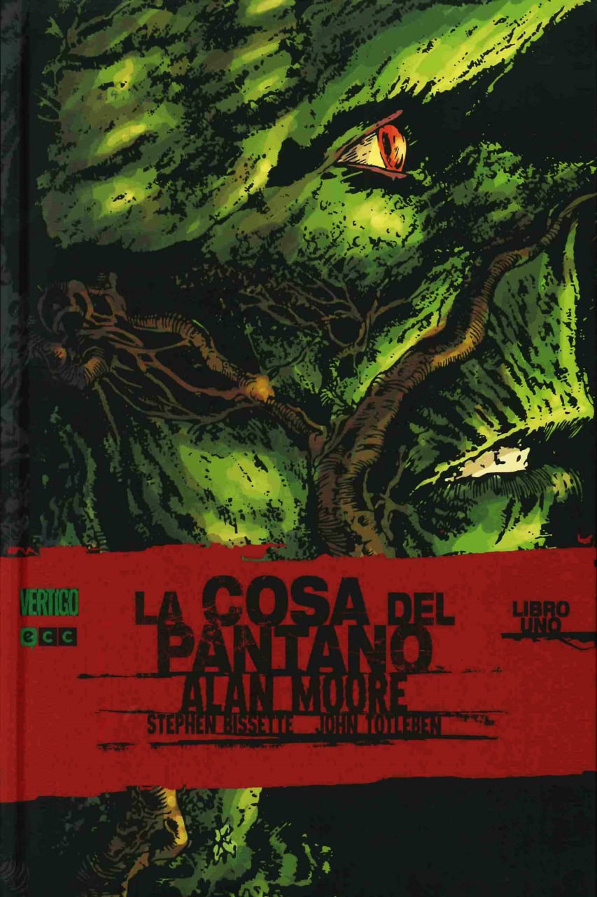 Portada ampliada de La Cosa del Pantano