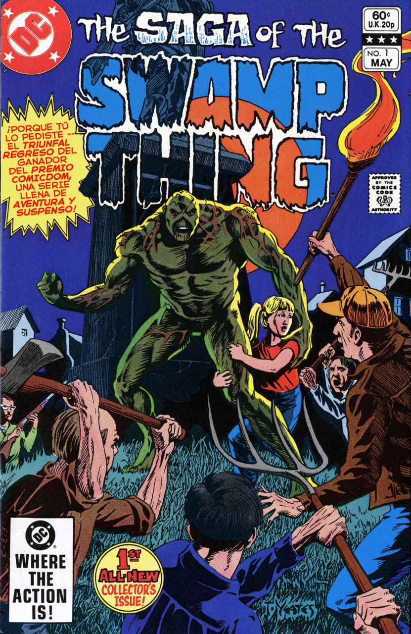 Portada ampliada de The SAGA of The SWAMP THING