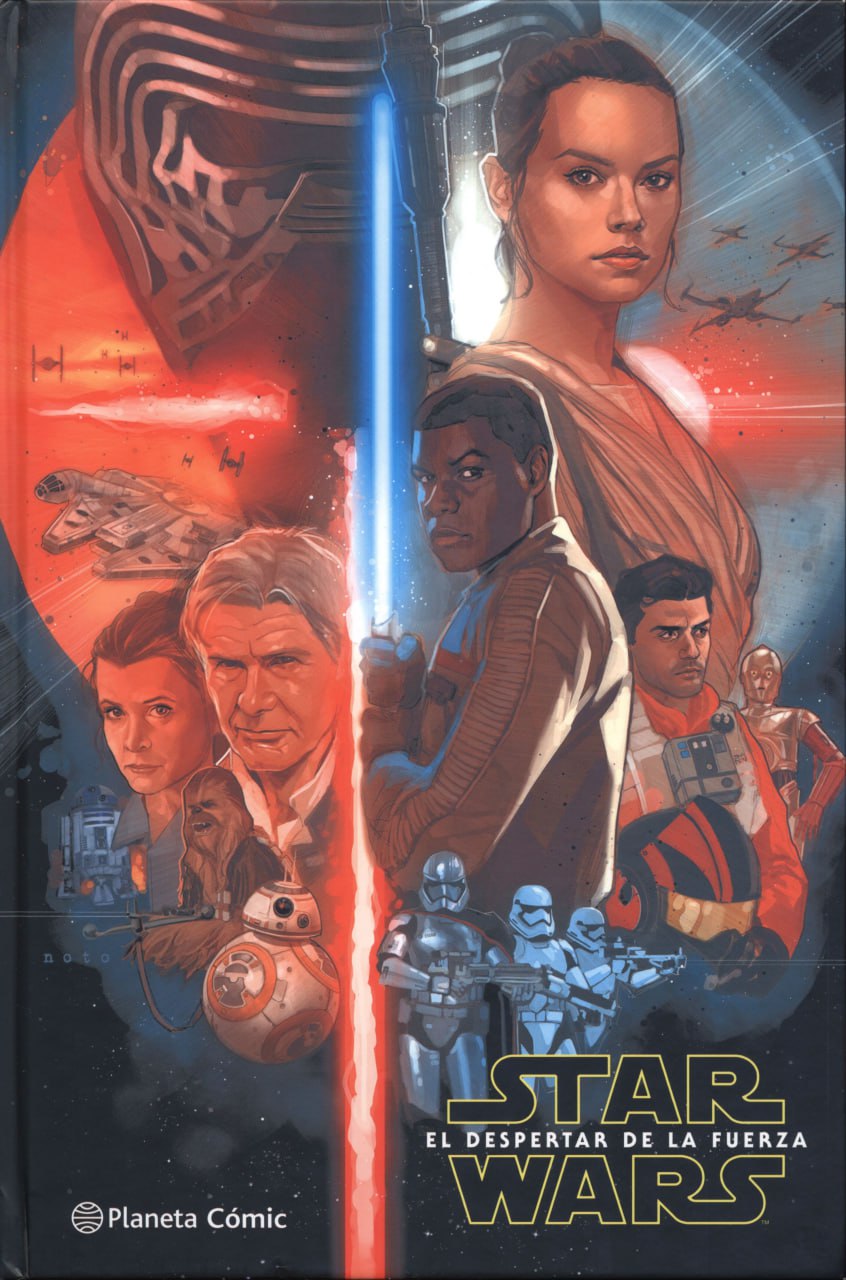 Portada ampliada de STAR WARS EL DESPERTAR DE LA FUERZA