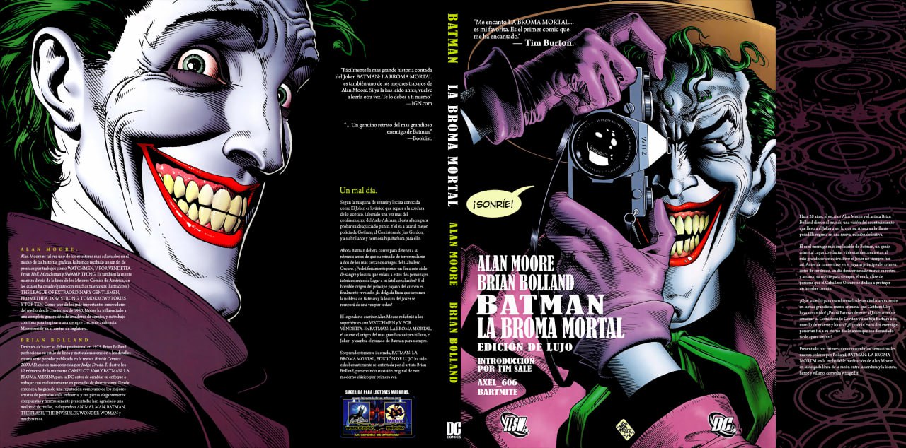 Portada ampliada de BATMAN LA BROMA ASESINA