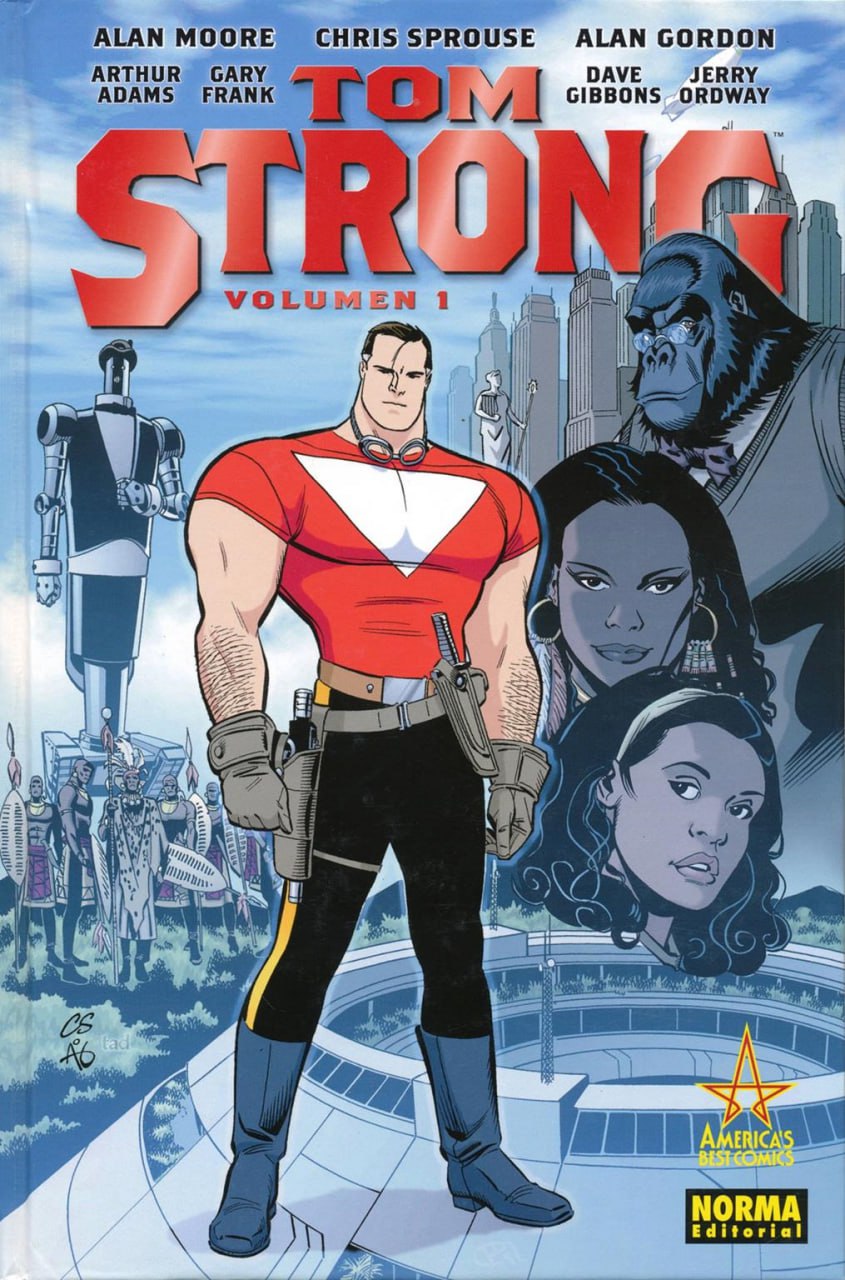 Portada ampliada de Tom Strong Volúmen